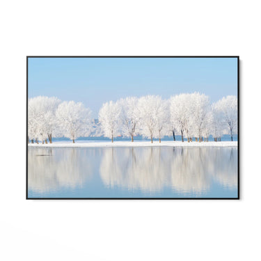 Quadro Stampa su Tela Riflessi d’inverno - CupidoDesign