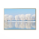 Quadro Stampa su Tela Riflessi d’inverno - CupidoDesign