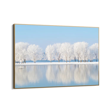 Quadro Stampa su Tela Riflessi d’inverno - CupidoDesign