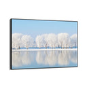 Quadro Stampa su Tela Riflessi d’inverno - CupidoDesign