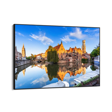 Quadro Stampa su Tela Riflessi di Bruges - CupidoDesign