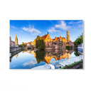 Quadro Stampa su Tela Riflessi di Bruges - CupidoDesign