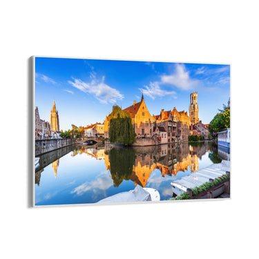 Quadro Stampa su Tela Riflessi di Bruges - CupidoDesign