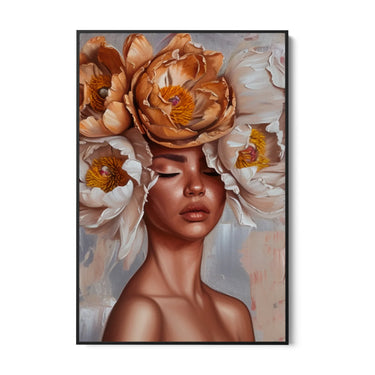 Quadro Stampa su Tela Riflessioni Floreali - CupidoDesign