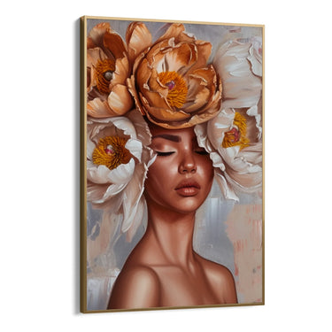 Quadro Stampa su Tela Riflessioni Floreali - CupidoDesign