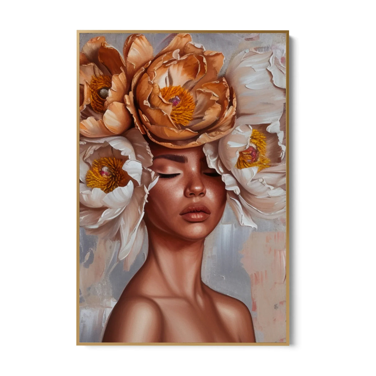 Quadro Stampa su Tela Riflessioni Floreali - CupidoDesign