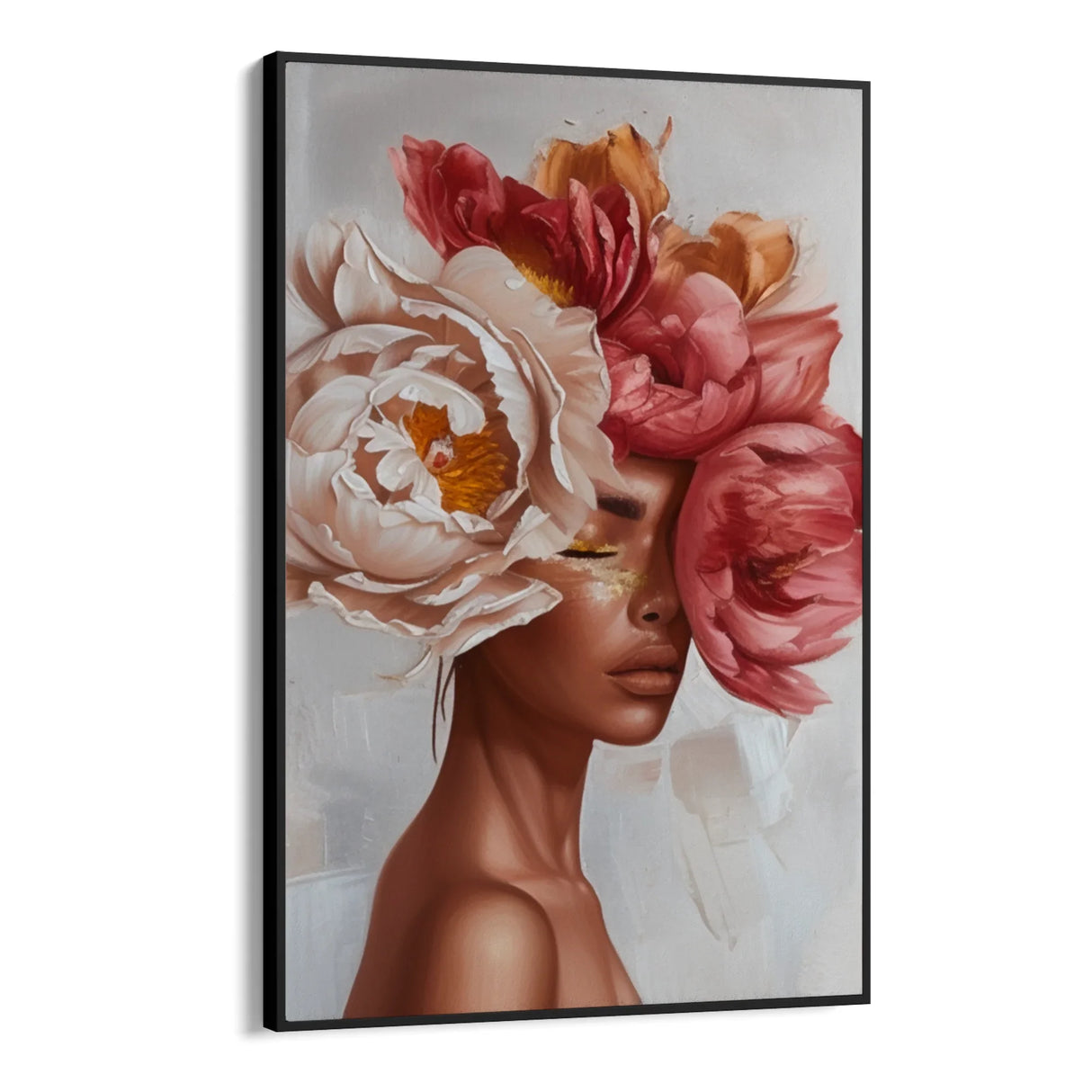 Quadro Stampa su Tela Riflessioni Floreali - CupidoDesign