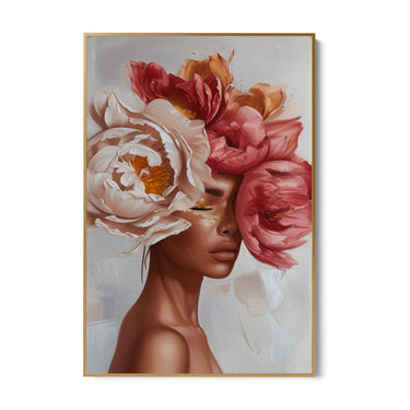 Quadro Stampa su Tela Riflessioni Floreali - CupidoDesign