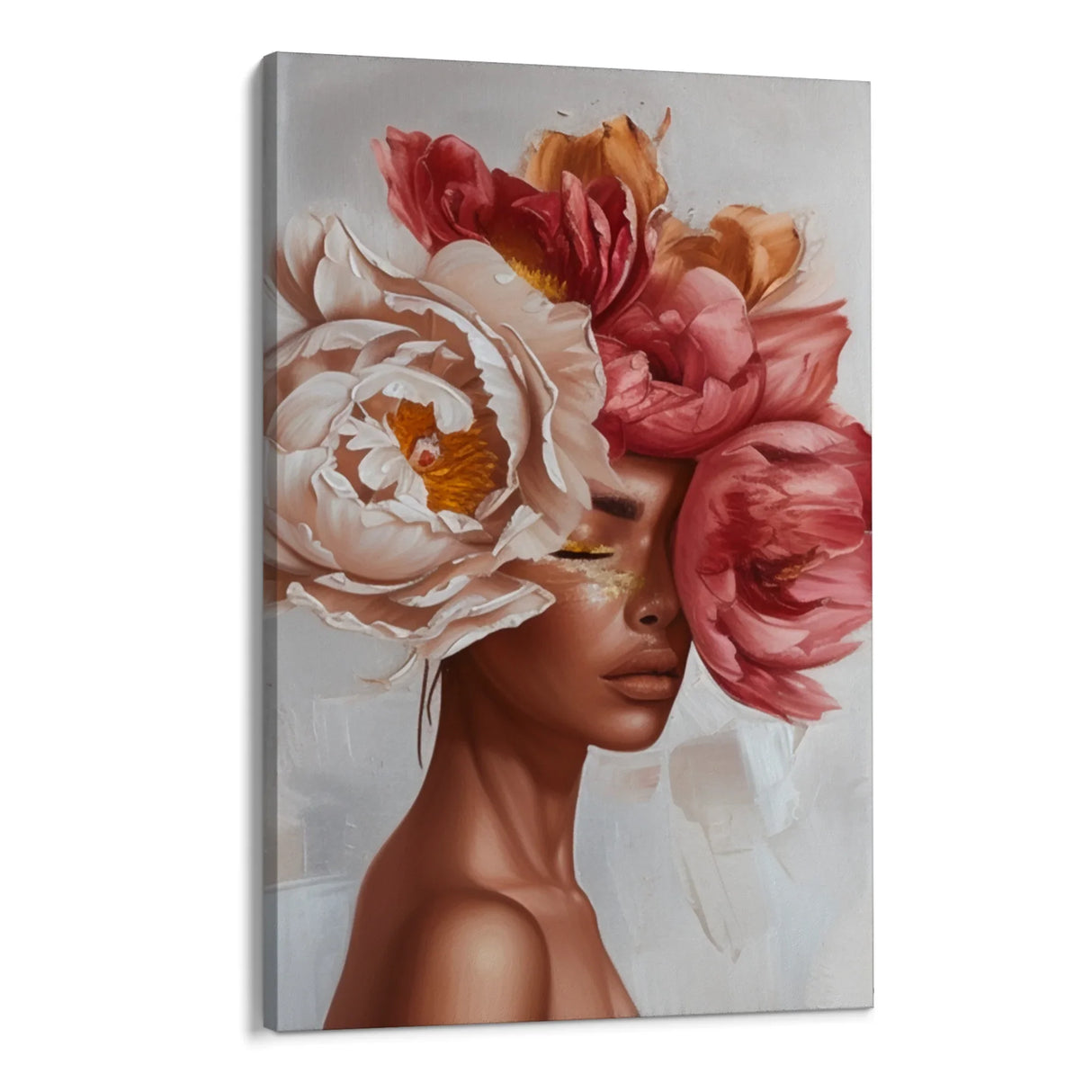 Quadro Stampa su Tela Riflessioni Floreali - CupidoDesign