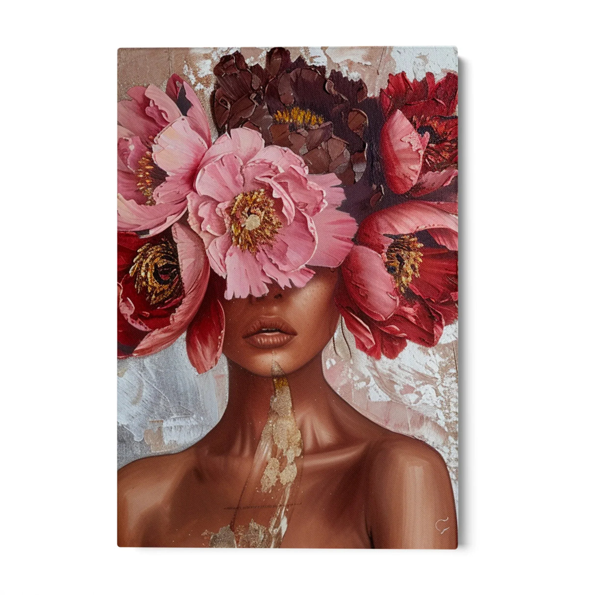 Quadro Stampa su Tela Riflessioni Floreali - CupidoDesign