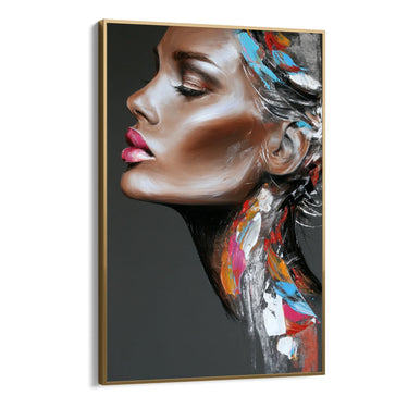 Quadro Stampa su Tela Riflesso Bronzo - CupidoDesign
