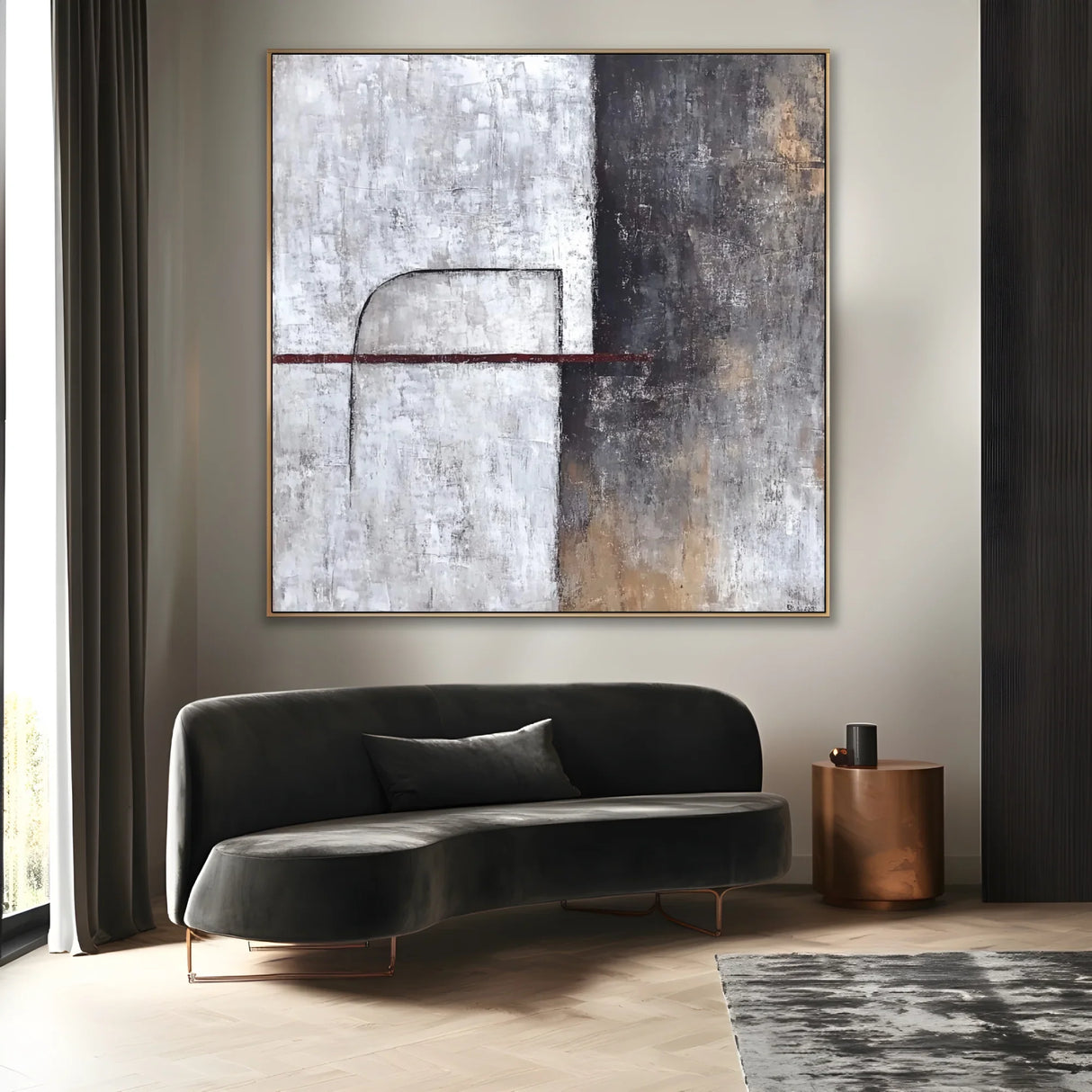 Quadro Stampa su Tela Ritmo Liquido - CupidoDesign