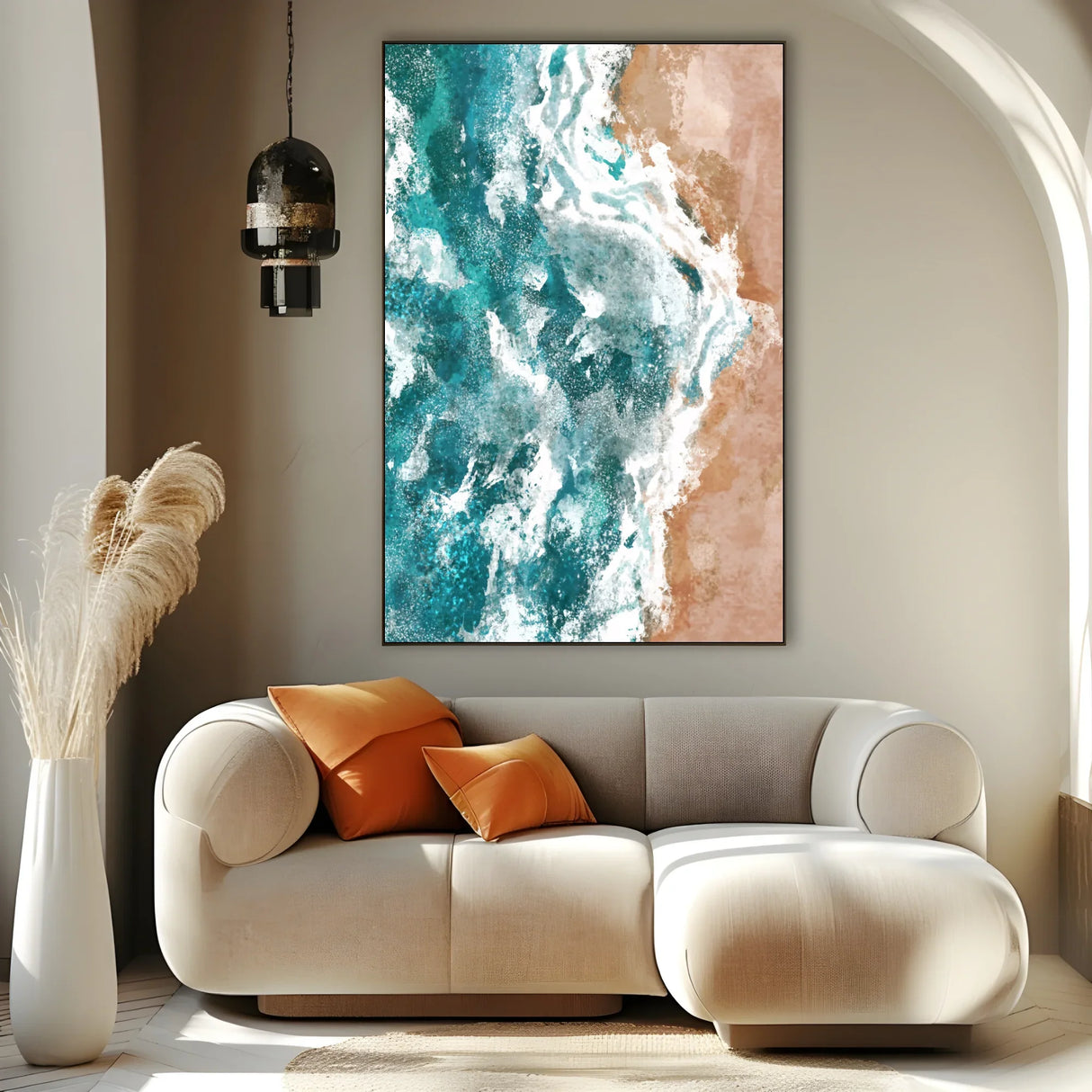Quadro Stampa su Tela Ritorno alla Riva - CupidoDesign