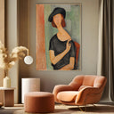 Quadro Stampa su Tela Jeanne Hebuterne, Amedeo Modigliani - CupidoDesign