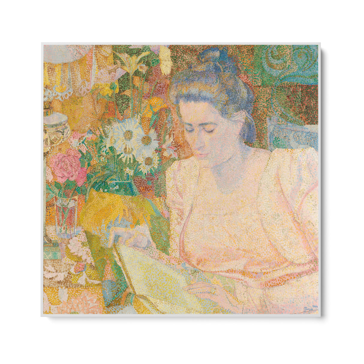 Quadro Stampa su Tela Ritratto della signora Marie Jeannette de Lange, Jan Toorop - CupidoDesign