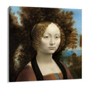 Quadro Stampa su Tela Ritratto di Ginevra de’ Benci, Leonardo da Vinci - CupidoDesign