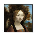 Quadro Stampa su Tela Ritratto di Ginevra de’ Benci, Leonardo da Vinci - CupidoDesign