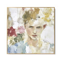 Quadro Stampa su Tela Ritratto tra i Fiori - CupidoDesign