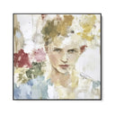 Quadro Stampa su Tela Ritratto tra i Fiori - CupidoDesign