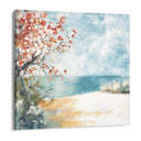 Quadro Stampa su Tela Riva Acquamarina - CupidoDesign
