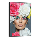 Quadro Stampa su Tela Rosa Marmorea - CupidoDesign