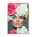 Quadro Stampa su Tela Rosa Marmorea - CupidoDesign