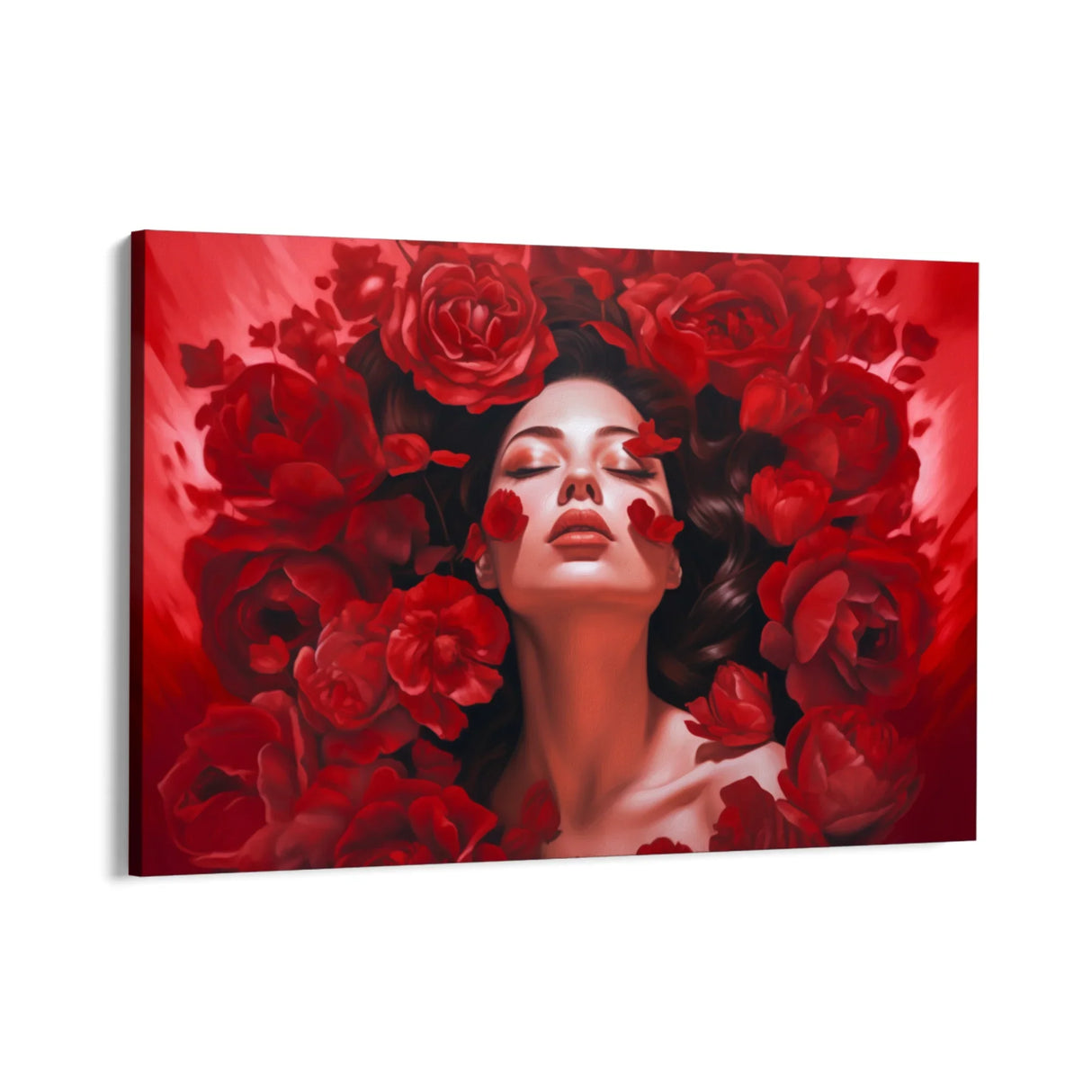 Quadro Stampa su Tela Rossa Passione - CupidoDesign