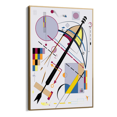 Quadro Stampa su Tela Rotte Parallele - CupidoDesign