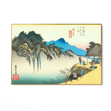 Quadro Stampa su Tela Sakanoshita, Utagawa Hiroshige - CupidoDesign