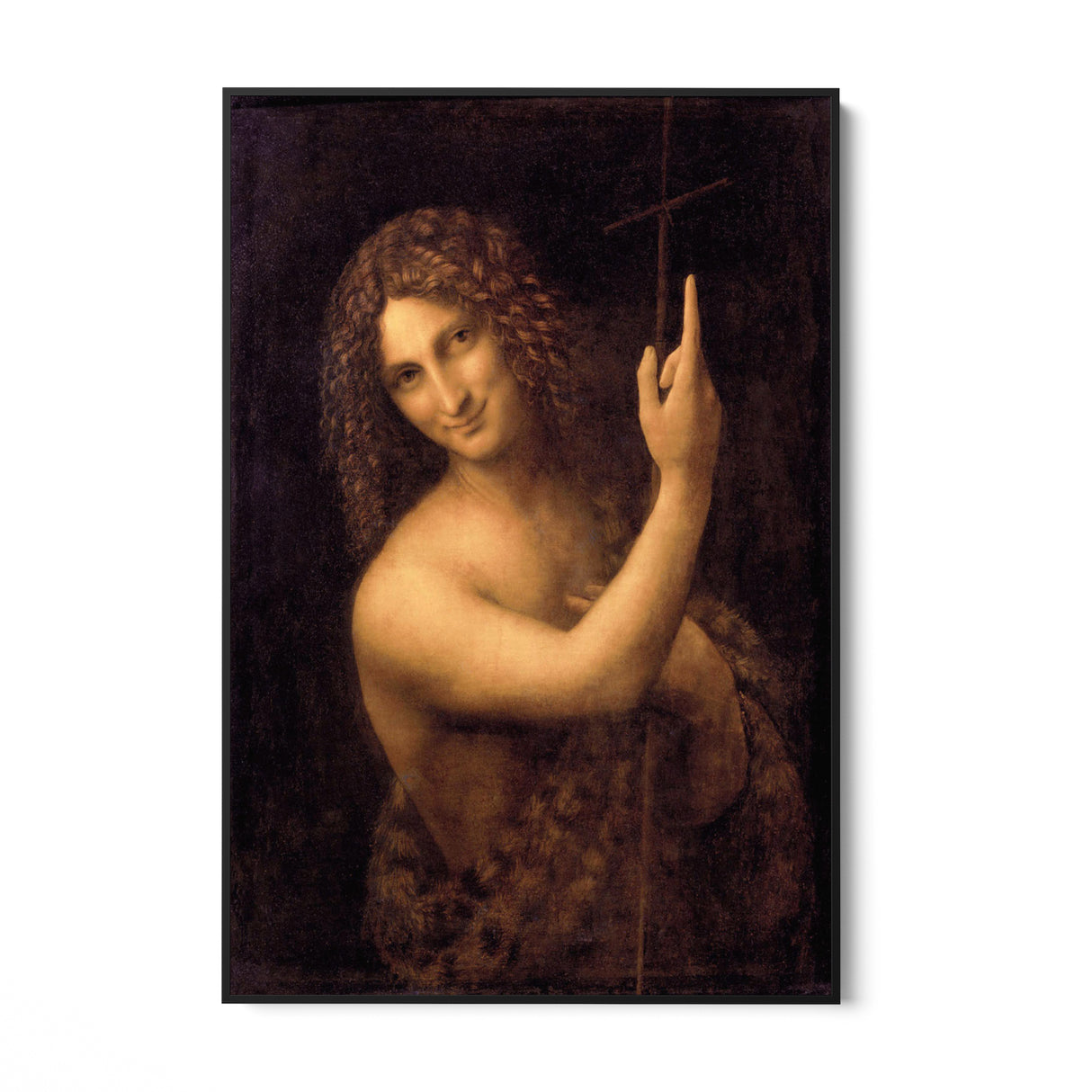 Quadro Stampa su Tela San Giovanni Battista, Leonardo da Vinci - CupidoDesign