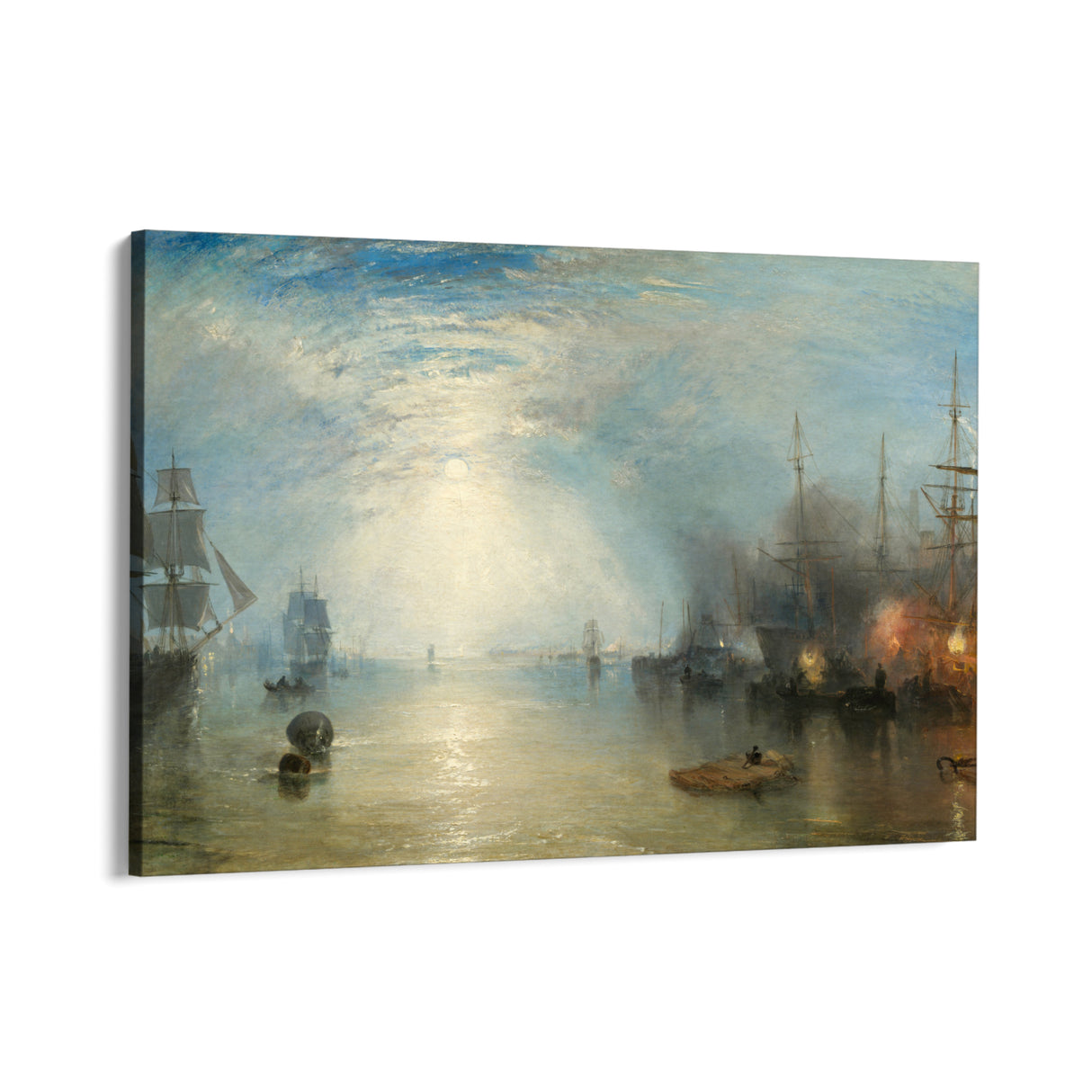 Quadro Stampa su Tela Scaricatori di Chiglia, William Turner - CupidoDesign