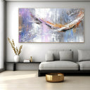 Quadro Stampa su Tela Scia Dorata - CupidoDesign