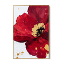 Quadro Stampa su Tela Scoppio Rosso - CupidoDesign
