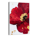 Quadro Stampa su Tela Scoppio Rosso - CupidoDesign