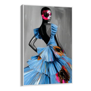 Quadro Stampa su Tela Scultura Nera - CupidoDesign