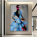 Quadro Stampa su Tela Scultura Nera - CupidoDesign