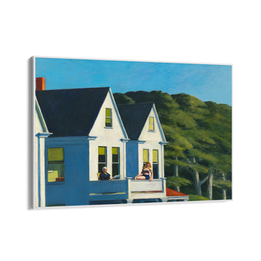 Quadro Stampa su Tela Second Story Sunlight, Edward Hopper - CupidoDesign