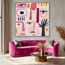 Quadro Stampa su Tela Segni Vivi - CupidoDesign
