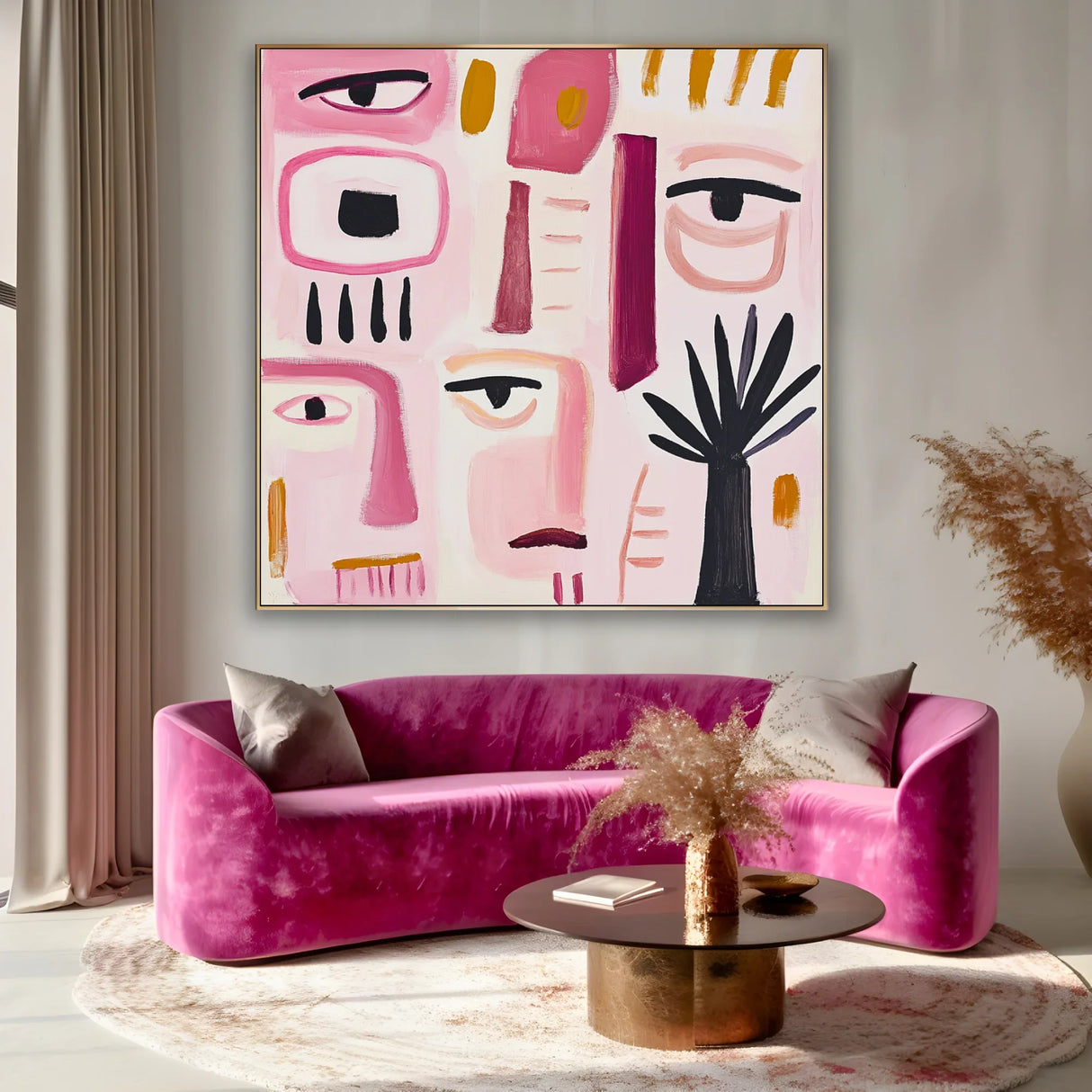 Quadro Stampa su Tela Segni Vivi - CupidoDesign