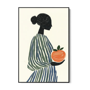 Quadro Stampa su Tela Semplicità Colorata - CupidoDesign