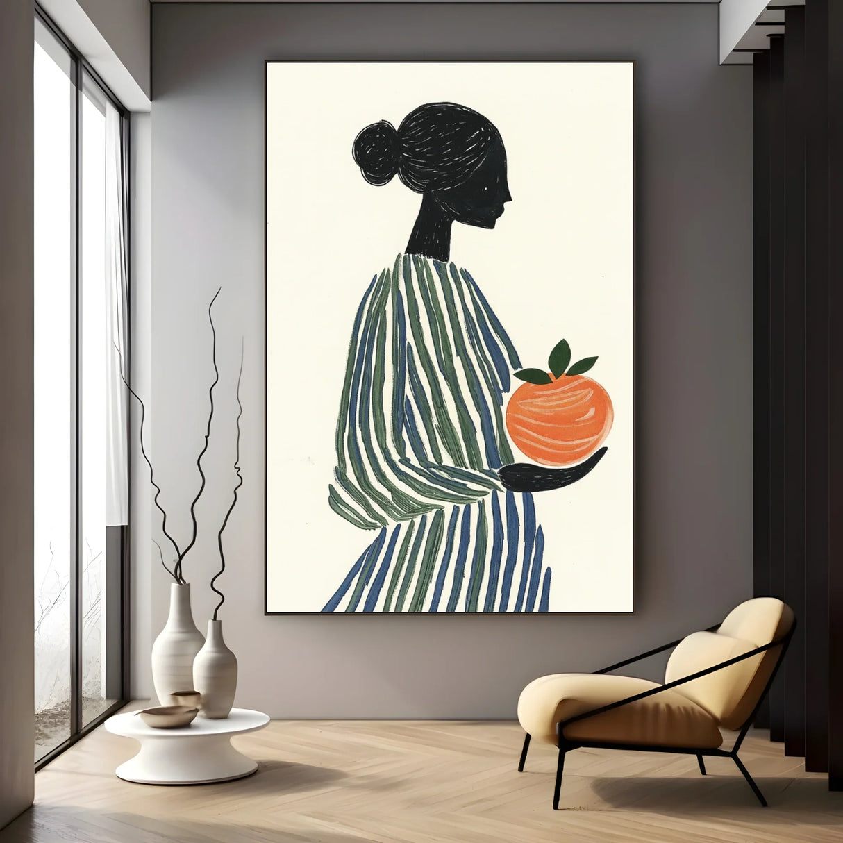 Quadro Stampa su Tela Semplicità Colorata - CupidoDesign