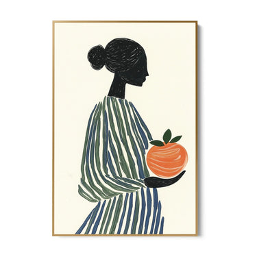 Quadro Stampa su Tela Semplicità Colorata - CupidoDesign