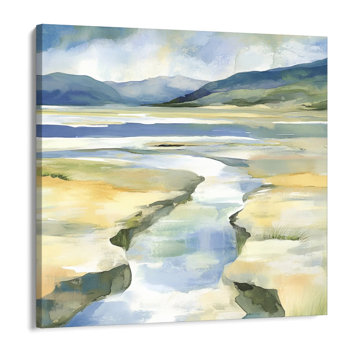 Quadro Stampa su Tela Sentieri d’Acqua - CupidoDesign