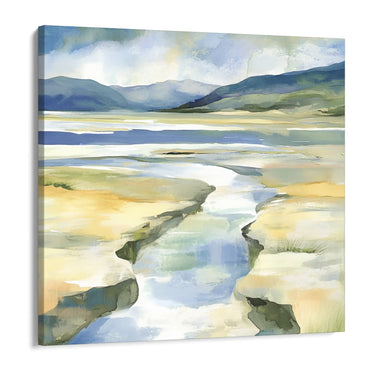 Quadro Stampa su Tela Sentieri d’Acqua - CupidoDesign