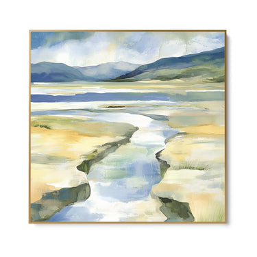 Quadro Stampa su Tela Sentieri d’Acqua - CupidoDesign