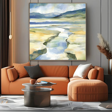 Quadro Stampa su Tela Sentieri d’Acqua - CupidoDesign