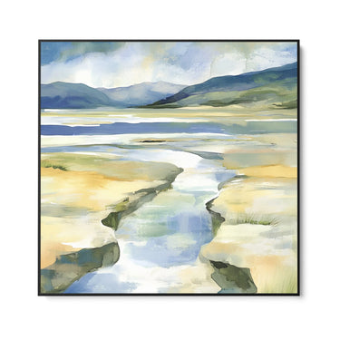 Quadro Stampa su Tela Sentieri d’Acqua - CupidoDesign