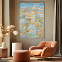 Quadro Stampa su Tela Sentiero principale e strade secondarie, Paul Klee - CupidoDesign