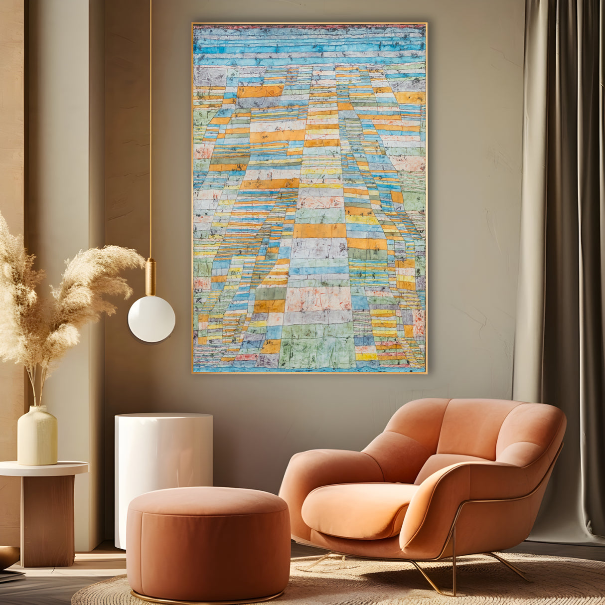 Quadro Stampa su Tela Sentiero principale e strade secondarie, Paul Klee - CupidoDesign
