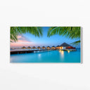 Quadro Stampa su Tela Sere d’Oriente, Maldive - CupidoDesign